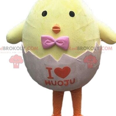 Chick REDBROKOLY mascot, egg costume, eggshell / REDBROKO_08384