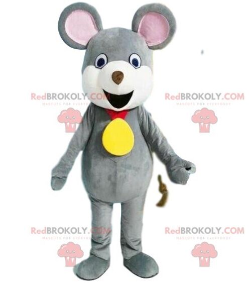 Rat REDBROKOLY mascot, rodent costume, mouse costume / REDBROKO_08442