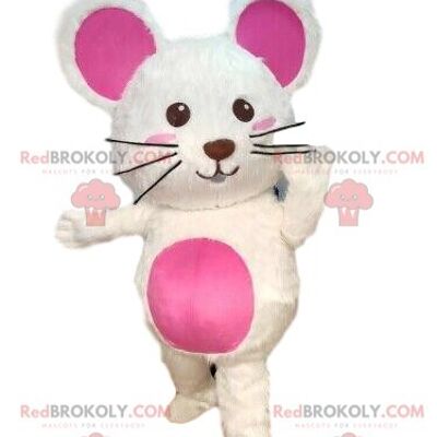 Mouse REDBROKOLY mascot, dancer costume, female costume / REDBROKO_08444
