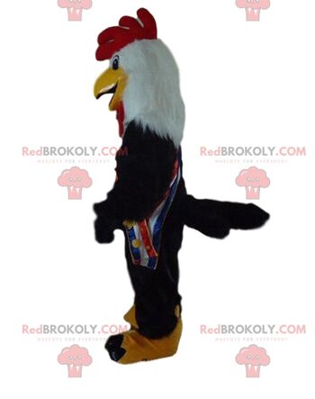 Mascotte d'oiseau noir REDBROKOLY, costume de corbeau, déguisement d'oiseau / REDBROKO_08462 2