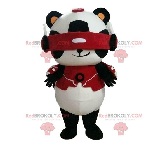 Brown bear REDBROKOLY mascot, brown teddy bear costume / REDBROKO_08477