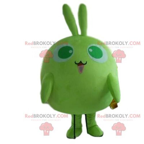 Little purple monster REDBROKOLY mascot, purple creature costume / REDBROKO_08509