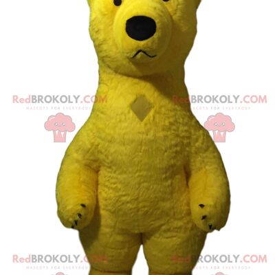 Brown teddy bear REDBROKOLY mascot, bear costume, teddy bear / REDBROKO_08592