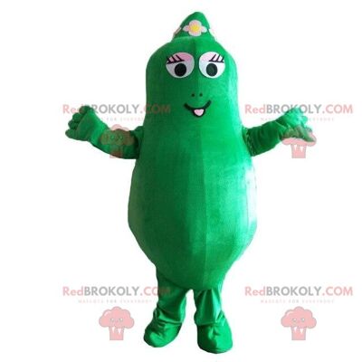 Android REDBROKOLY mascot, green robot costume, mobile phone disguise / REDBROKO_08646