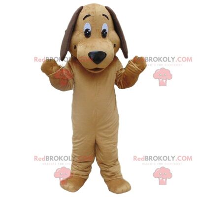 Lupo REDBROKOLY mascotte, costume da cane lupo, costume da cane / REDBROKO_08714