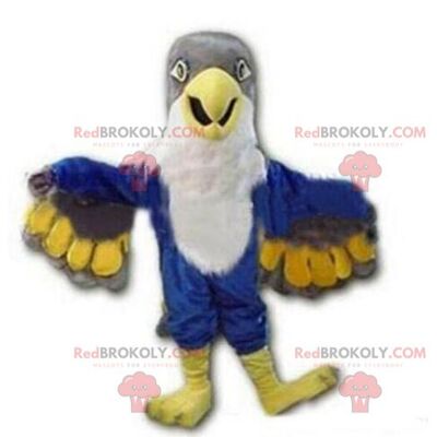 Costume da aquila, mascotte rapace REDBROKOLY, travestimento da avvoltoio / REDBROKO_08724