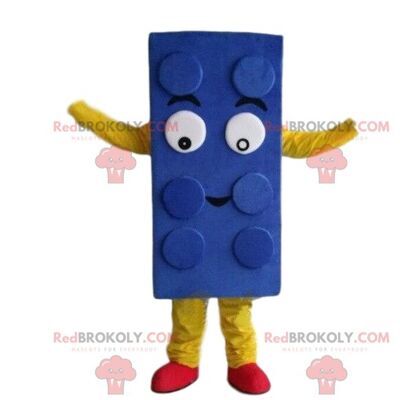 Red Lego REDBROKOLY mascot, construction set costume / REDBROKO_08742