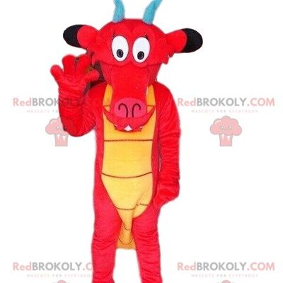 Orso REDBROKOLY mascotte, famoso orso del cartone animato Masha e l'Orso / REDBROKO_08776