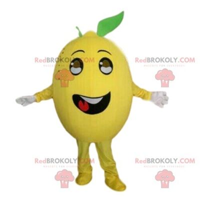 Yellow lion REDBROKOLY mascot, lion cub costume, king costume / REDBROKO_08786