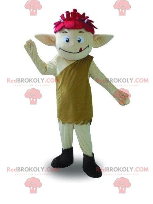 Meerkat REDBROKOLY mascot, mongoose costume, exotic animal / REDBROKO_08851