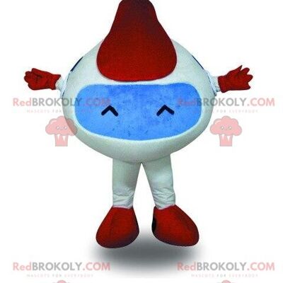 Nurse REDBROKOLY mascot, woman costume, doctor / REDBROKO_08856