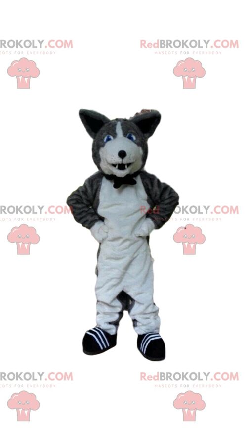 Brown and white squirrel REDBROKOLY mascot, forest costume / REDBROKO_08904