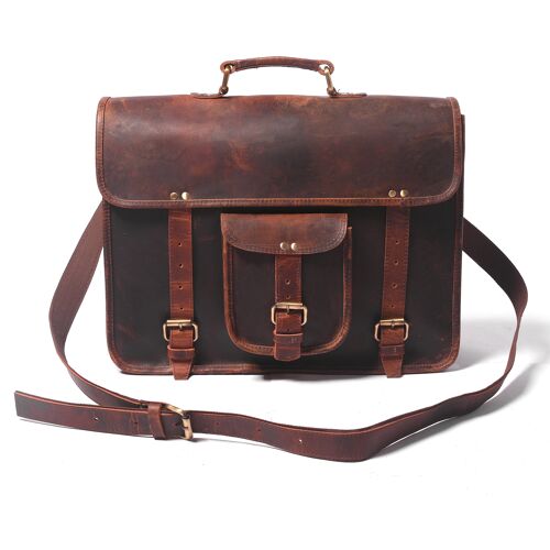 LOCULUS Handmade Leather Messenger Bag