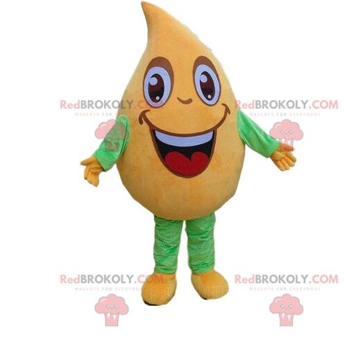 Giant banana REDBROKOLY mascot, very fun, banana costume / REDBROKO_08929