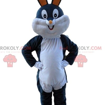 Beige cat REDBROKOLY mascot with a pencil, schoolboy costume / REDBROKO_08948