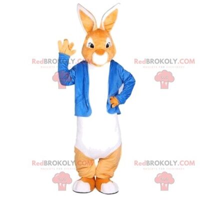 Mascota Bugs Bunny REDBROKOLY, conejo gris y blanco de Looney Tunes / REDBROKO_08949