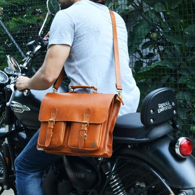 Madan Leather Messenger Bag- Bags For Men