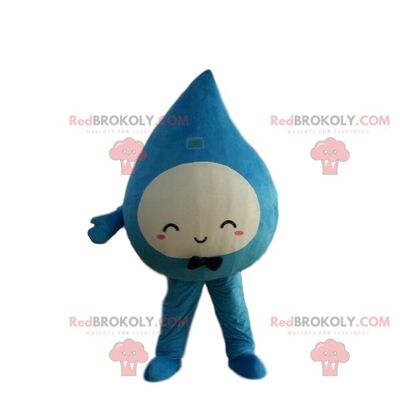 Giant water drop REDBROKOLY mascot, drop costume / REDBROKO_09010