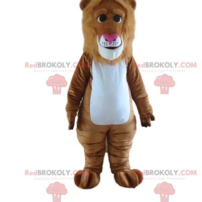 Hairy dog REDBROKOLY mascot, realistic dog costume, purebred dog / REDBROKO_09019