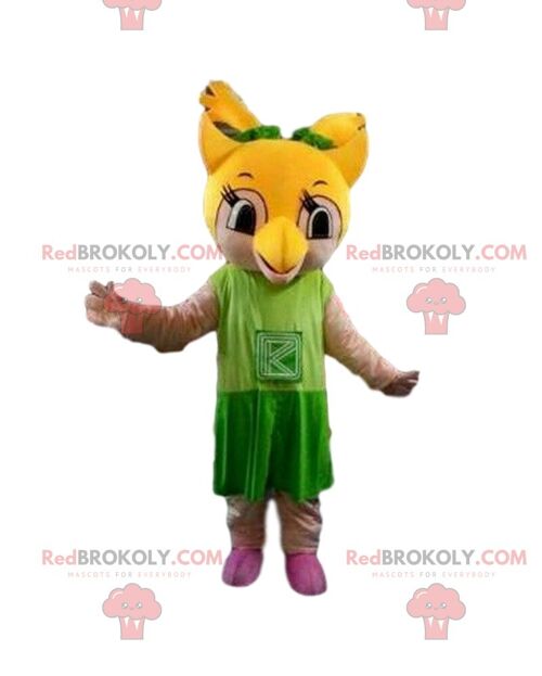 Brown character REDBROKOLY mascot, brown creature costume / REDBROKO_09051