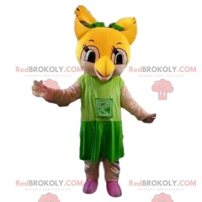 Brown character REDBROKOLY mascot, brown creature costume / REDBROKO_09051