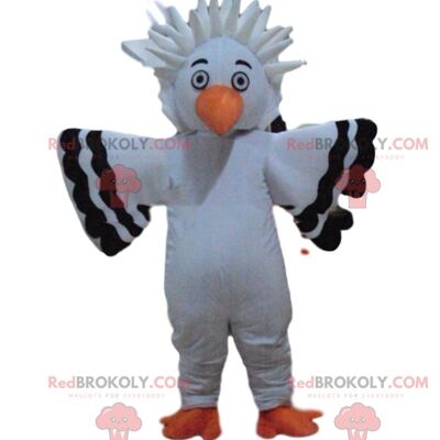 Cook duck REDBROKOLY mascot, chef costume, giant duck / REDBROKO_09059
