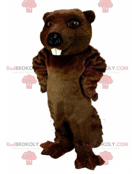 Mole REDBROKOLY mascot, hamster costume, rodent costume / REDBROKO_09074