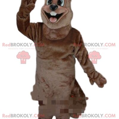 Leoncino REDBROKOLY mascotte, costume da cucciolo di leone, travestimento giallo / REDBROKO_09076