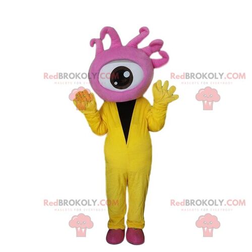 Eye REDBROKOLY mascots, alien costumes, cyclops / REDBROKO_09200