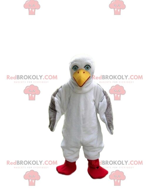 Chick REDBROKOLY mascot, yellow hen costume, bird costume / REDBROKO_09285