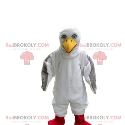 Pulcino REDBROKOLY mascotte, costume da gallina gialla, costume da uccello / REDBROKO_09285