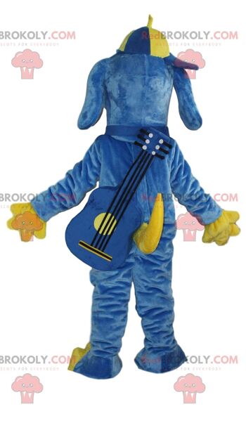 Mascotte d'oiseau bleu et jaune REDBROKOLY, costume d'oiseau en peluche / REDBROKO_09403 2