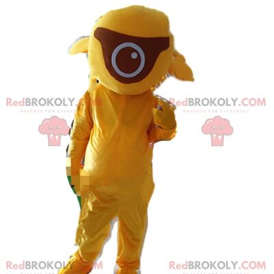 Brown camel REDBROKOLY mascot, dromedary costume / REDBROKO_09485