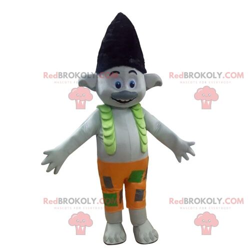 Pink troll REDBROKOLY mascot, pink creature costume / REDBROKO_09516