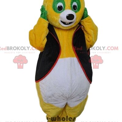 REDBROKOLY mascot decorated and festive green tree, Christmas tree costume / REDBROKO_09518