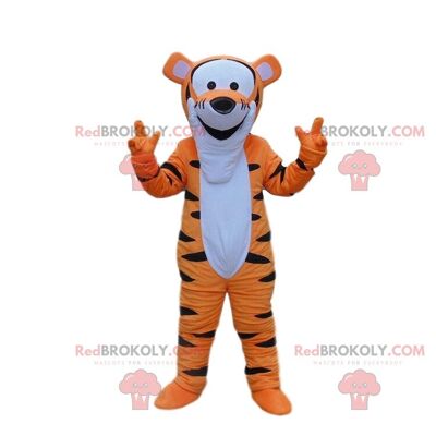 Brown teddy bear REDBROKOLY mascot, customizable / REDBROKO_09551