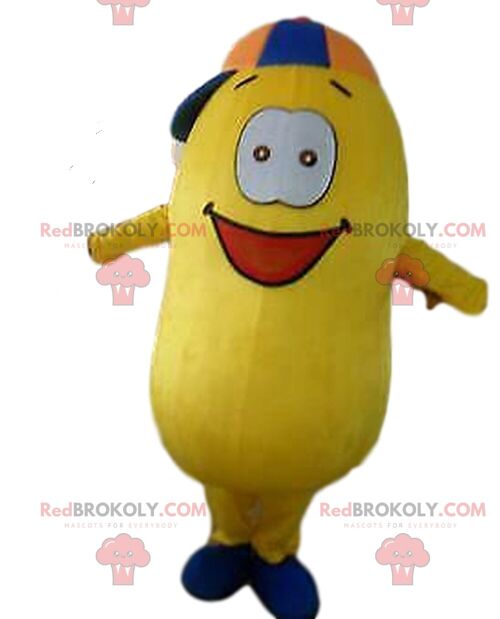 Giant red tomato REDBROKOLY mascot, fruit and vegetable costume / REDBROKO_09586