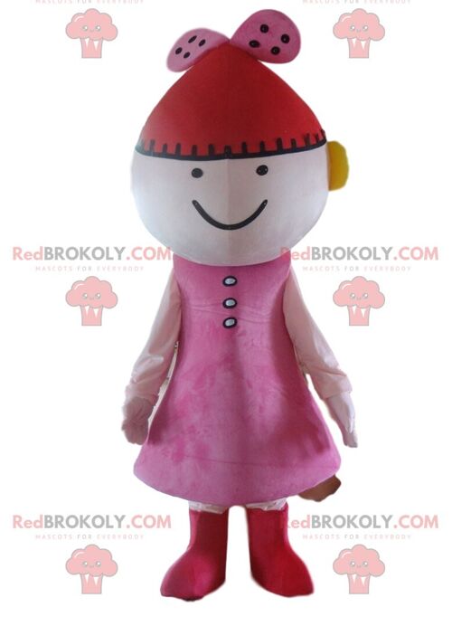REDBROKOLY mascot Piglet, the famous pink pig in Winnie the Pooh / REDBROKO_09600