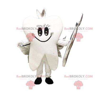 Drago arancione REDBROKOLY mascotte, costume da creatura arancione / REDBROKO_09607