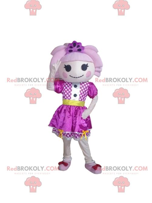 Little boy REDBROKOLY mascot, child's costume with a cap / REDBROKO_09625