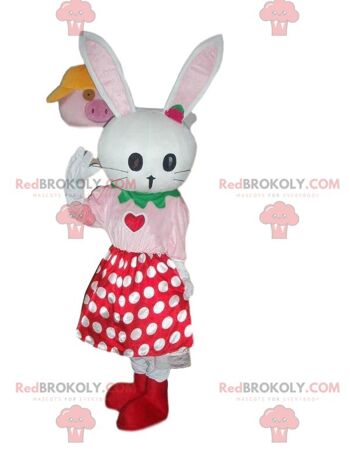 Mascotte de fille violette REDBROKOLY, costume de poupée colorée / REDBROKO_09626 2
