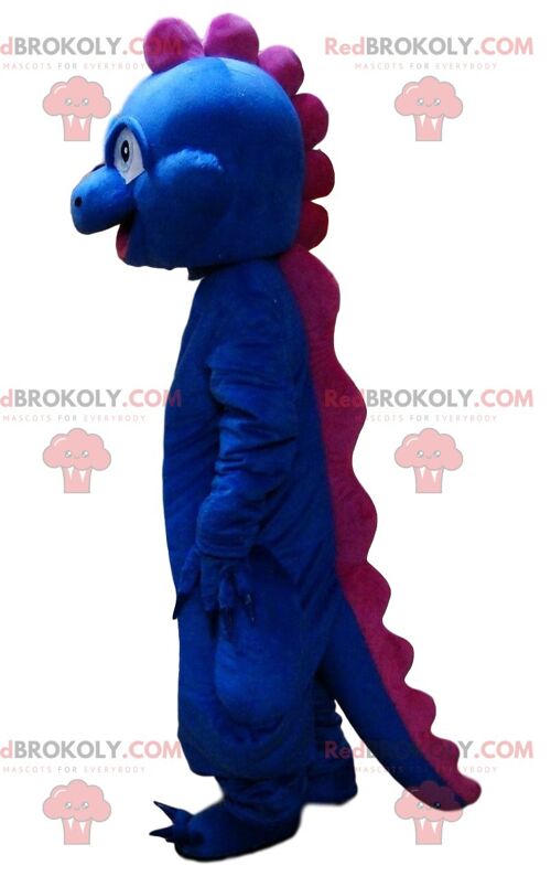 Puma basketball REDBROKOLY mascot, blue and orange, shoe costume / REDBROKO_09630