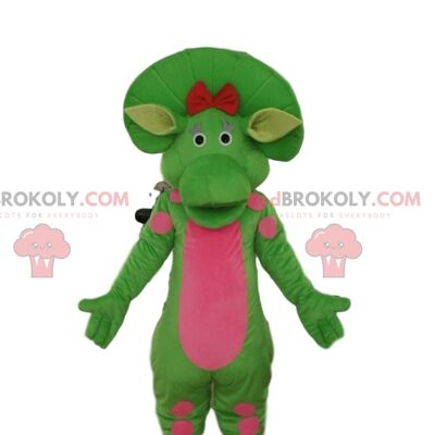 Mascotte REDBROKOLY grande anatra gialla e arancione, costume canarino / REDBROKO_09633