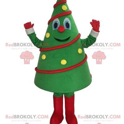 Giant mango REDBROKOLY mascot, yellow exotic fruit costume / REDBROKO_09691