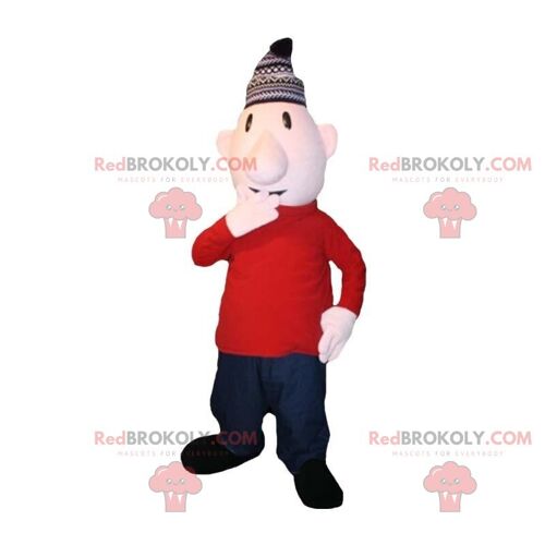 REDBROKOLY mascot of Pat, famous character from Czech television series / REDBROKO_09702