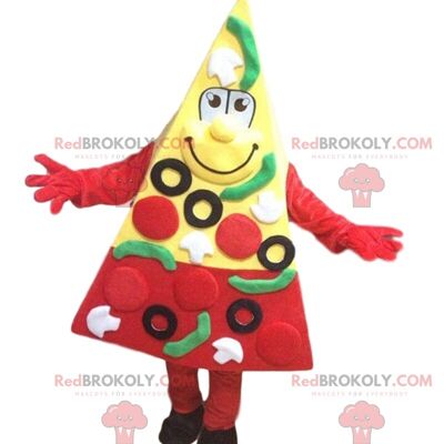 Clown REDBROKOLY mascot, king's jester, acrobat costume / REDBROKO_09722