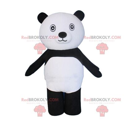 Polar bear REDBROKOLY mascot, giant teddy bear costume / REDBROKO_09732