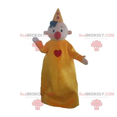 Mascotte de clown REDBROKOLY, personnage de cirque, costume de cirque / REDBROKO_09744