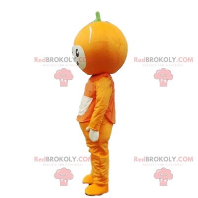4 grapefruit REDBROKOLY mascots, 4 yellow fruit costumes / REDBROKO_09777