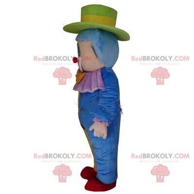 Mascotte REDBROKOLY drop blu scuro, costume da drop gigante / REDBROKO_09780